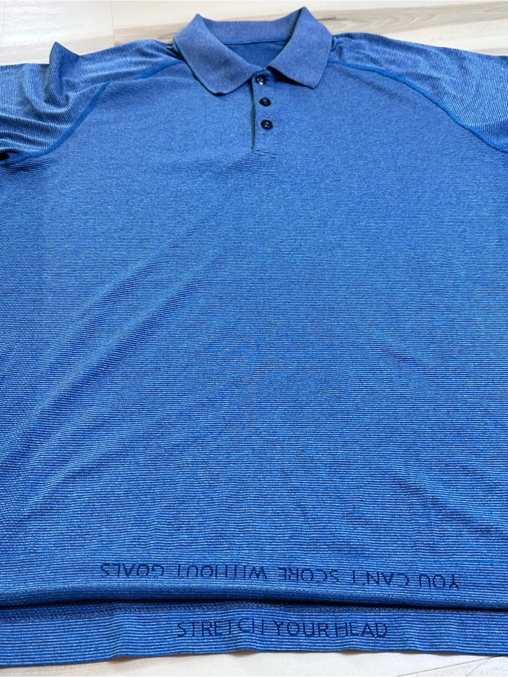 Lululemon Metal Vent Tech Polo Mens L Short Sleeve Collared Golf Gym Lightweight - Picture 5 of 10